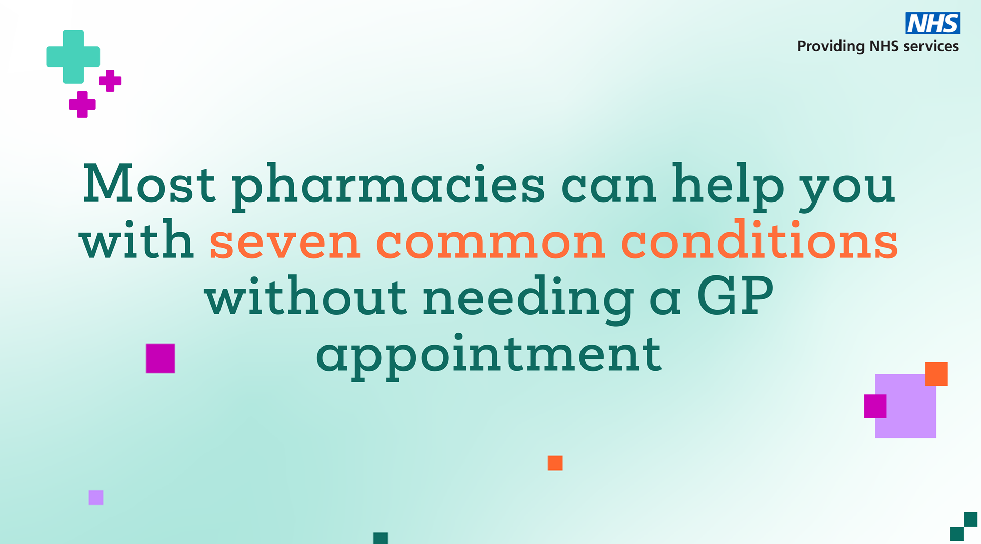 most pharmacies can help with 7 common ailments